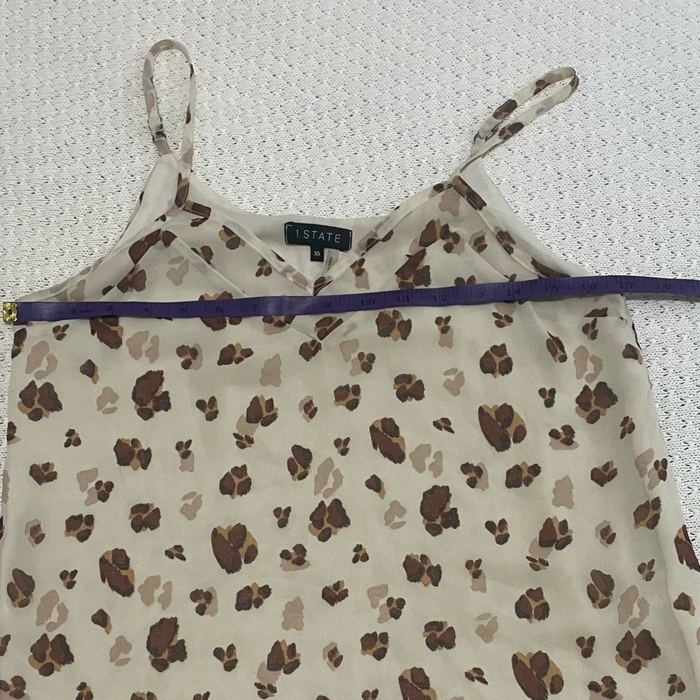 1. State animal print flowy camisole - Picture 5 of 6